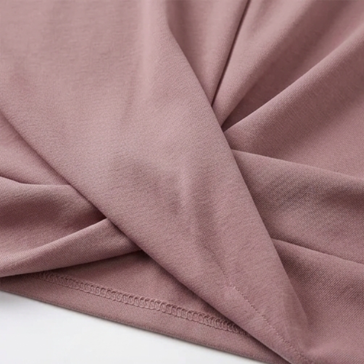 Veluna – Twist-Knot V-Neck Top for Effortless Everyday Style