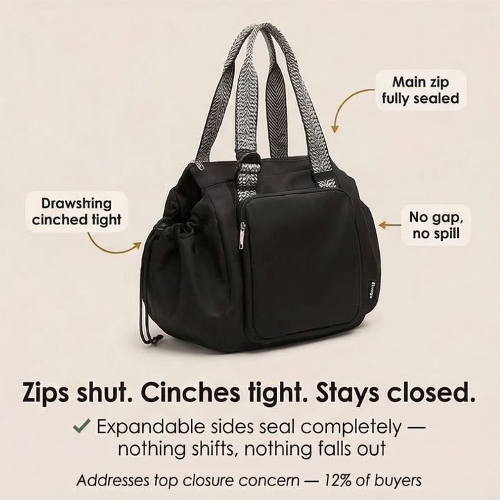 Carrova – Organized Everyday Tote with Backpack Straps