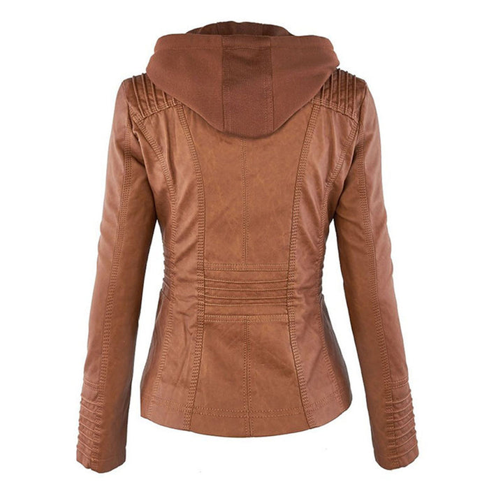 Monica | Leather-Look Biker Jacket