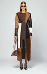 Sienna | Mosaic Statement Leather Coat