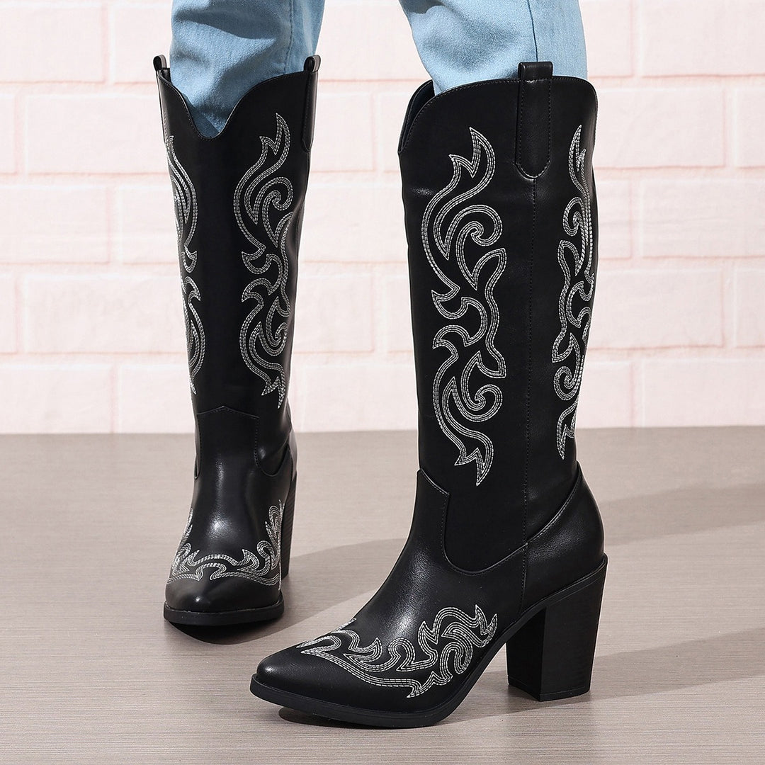 Savannah Embroidered Western Boots