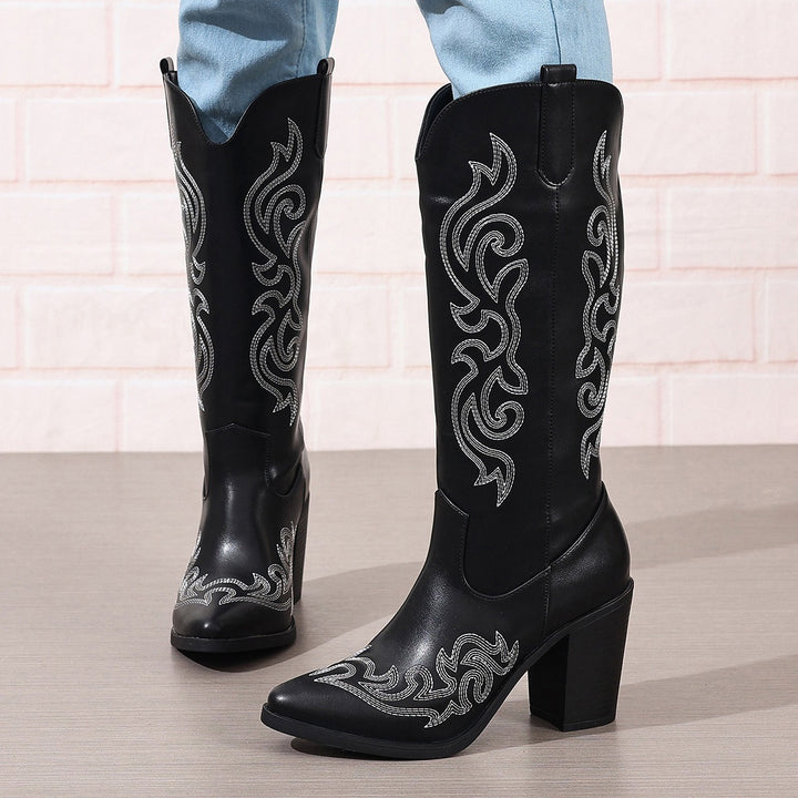 Savannah Embroidered Western Boots