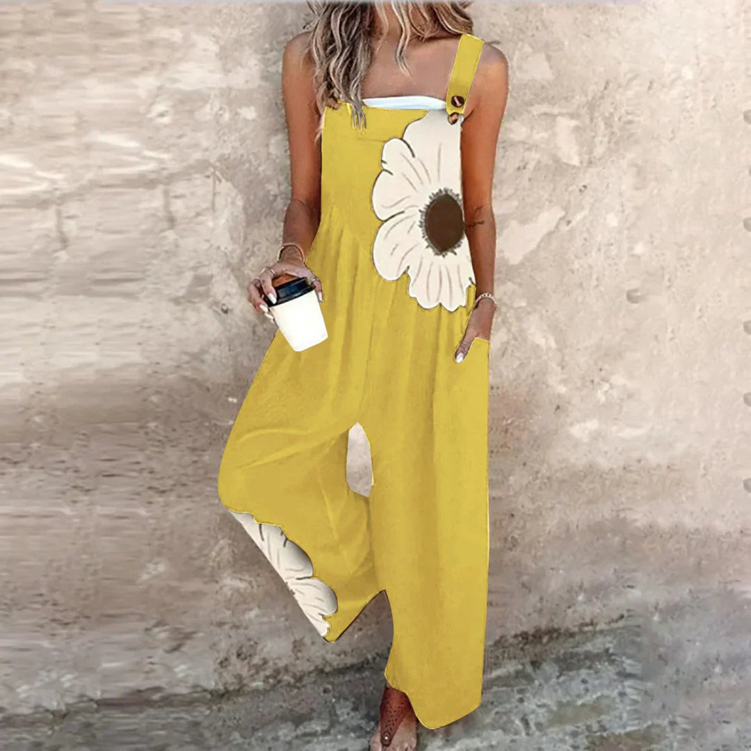 Fleur - Comfortable Printed Overalls