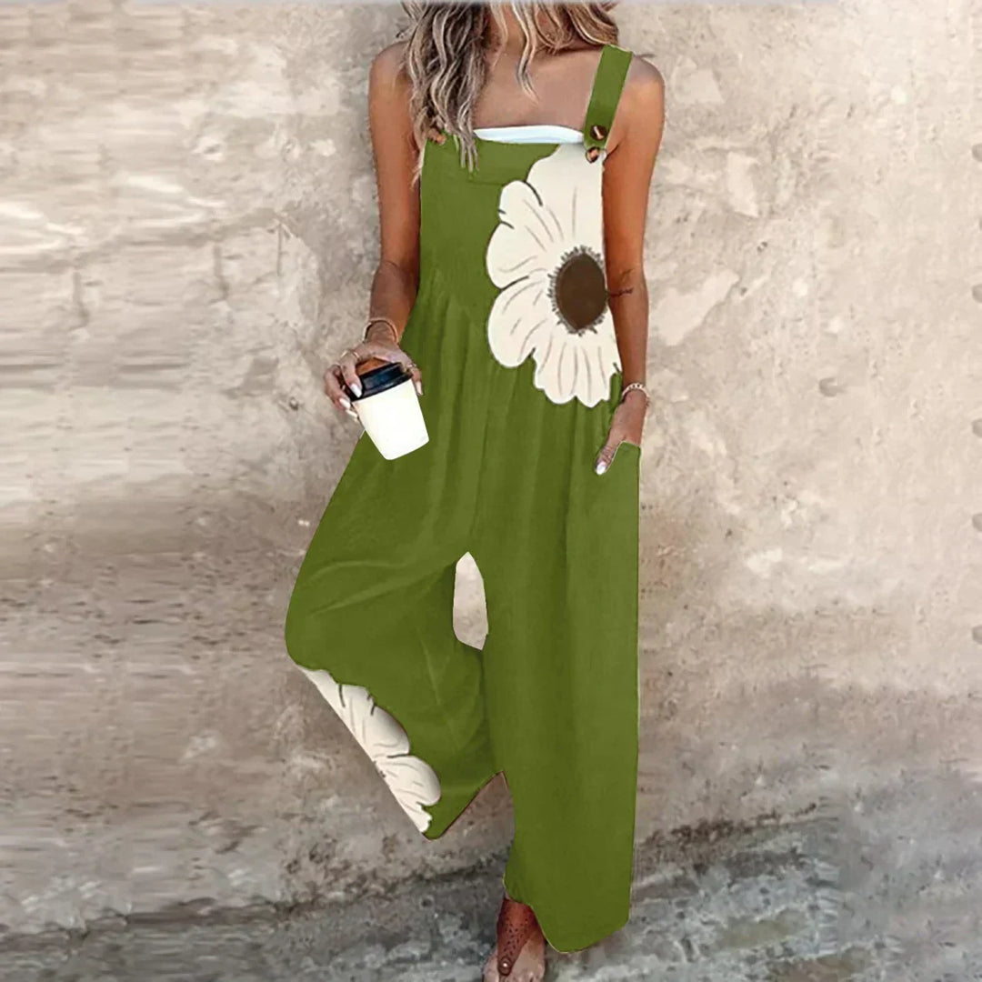 Fleur - Comfortable Printed Overalls