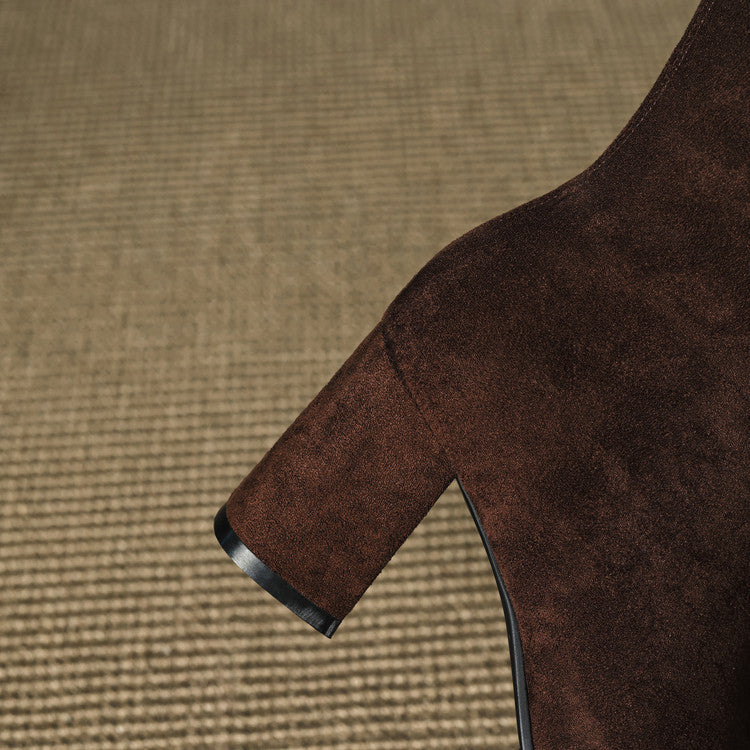 Vivienne – Genuine Suede Side-Zip Boots