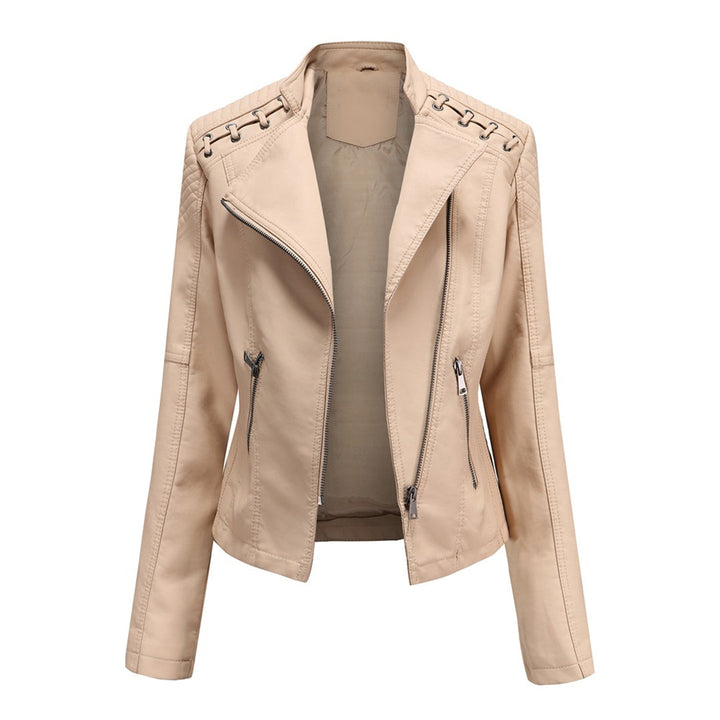 Marguerite | Asymmetric Quilted Moto Jacket