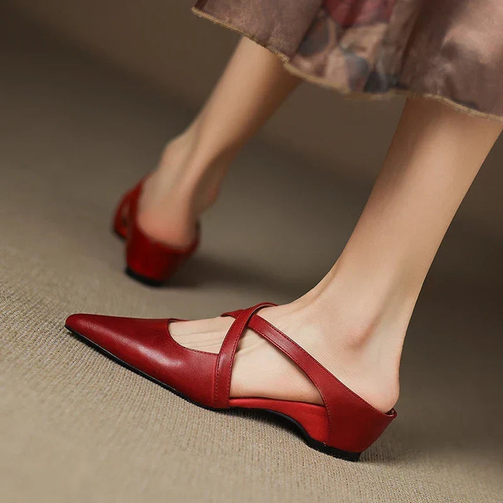 Aluna - Genuine Leather Mules