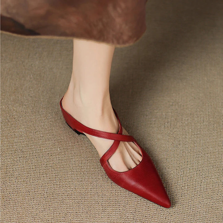 Aluna - Genuine Leather Mules