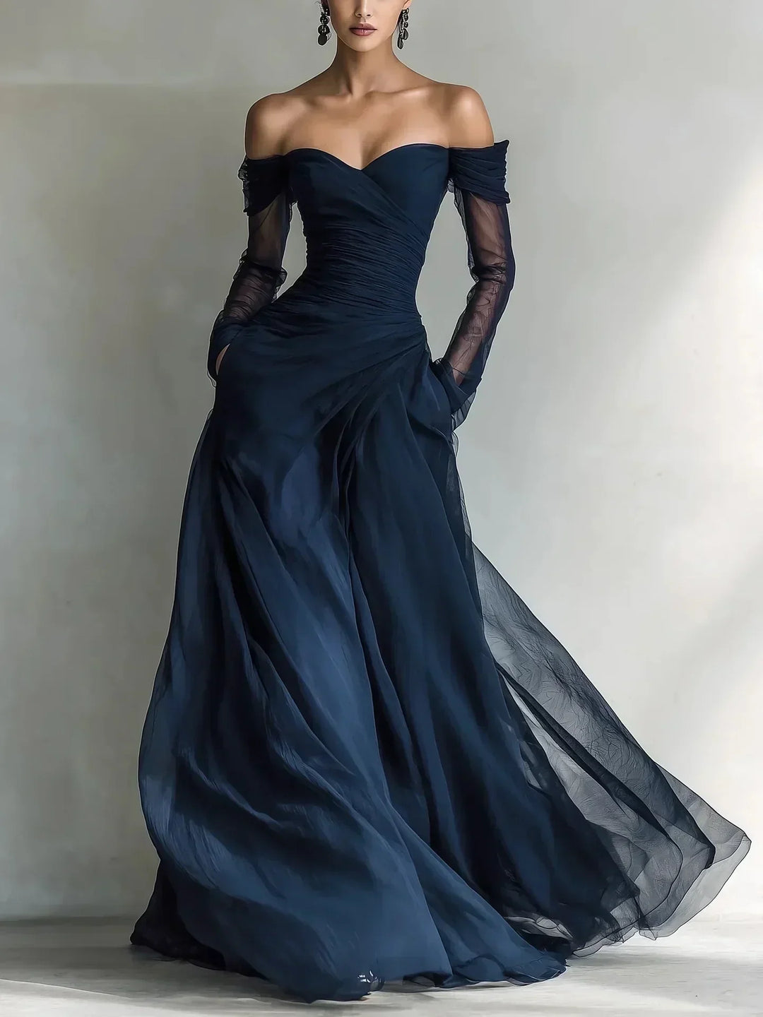 Eleonora | Long Off-Shoulder Dress