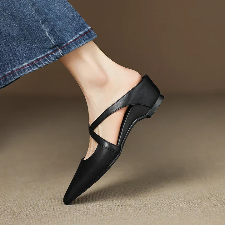 Aluna - Genuine Leather Mules