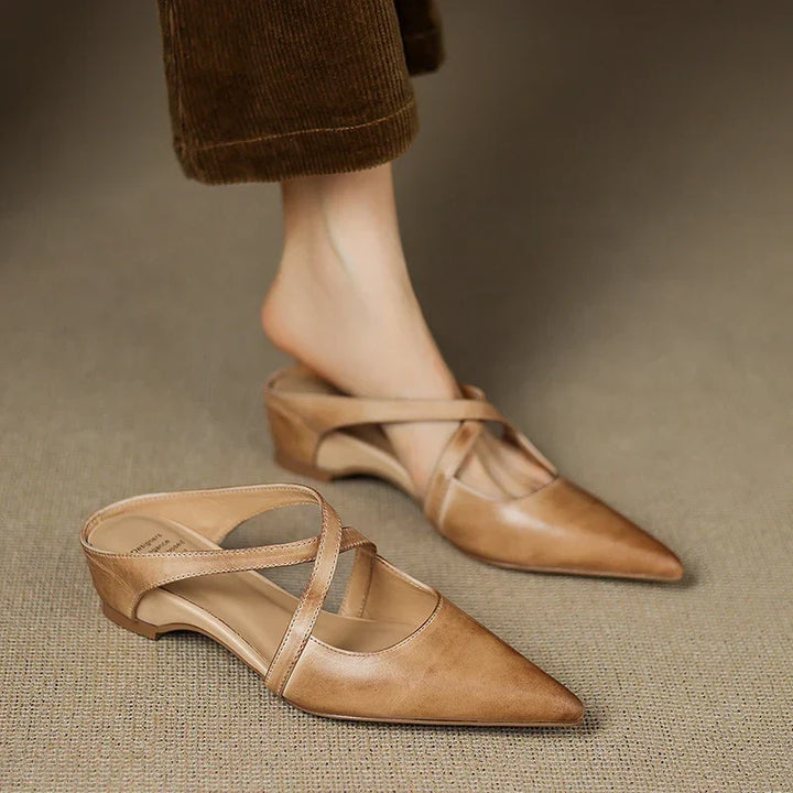 Aluna - Genuine Leather Mules