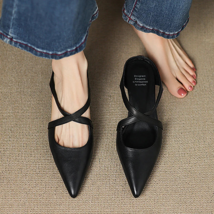 Aluna - Genuine Leather Mules