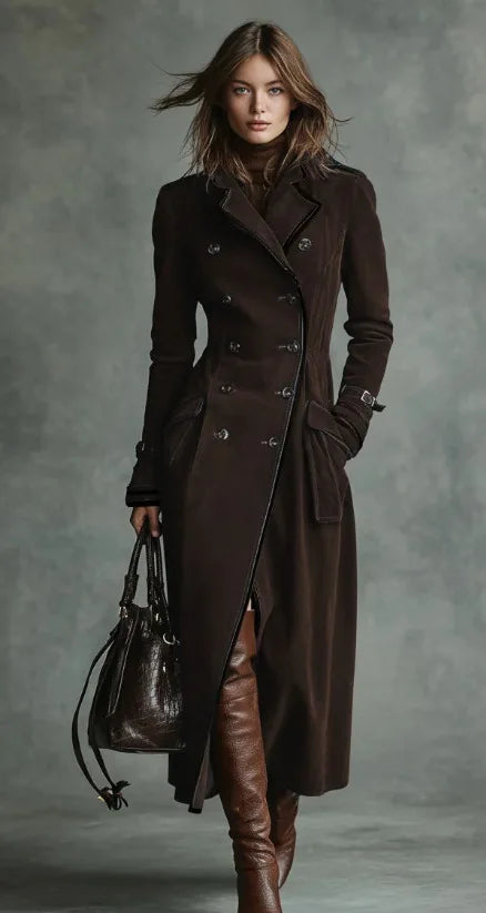 Georgina | Belted Longline Trench Coat