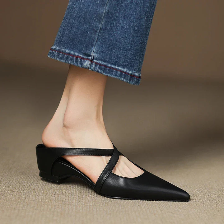 Aluna - Genuine Leather Mules