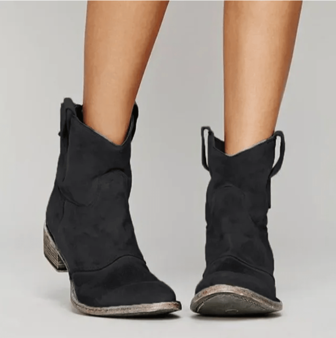 Charlotte | Orthopedic Suede and Cotton Ankle Boot