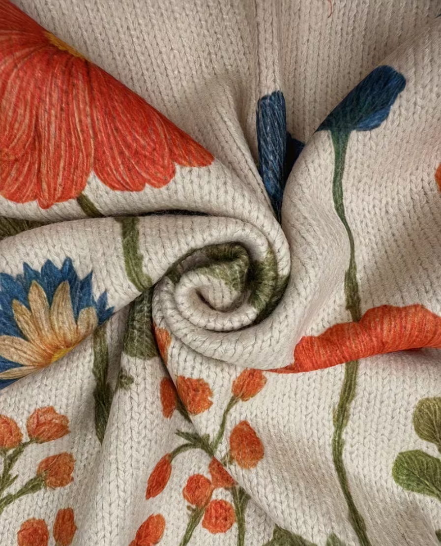 Wrenna - Wildflower Meadow Zip Cardigan