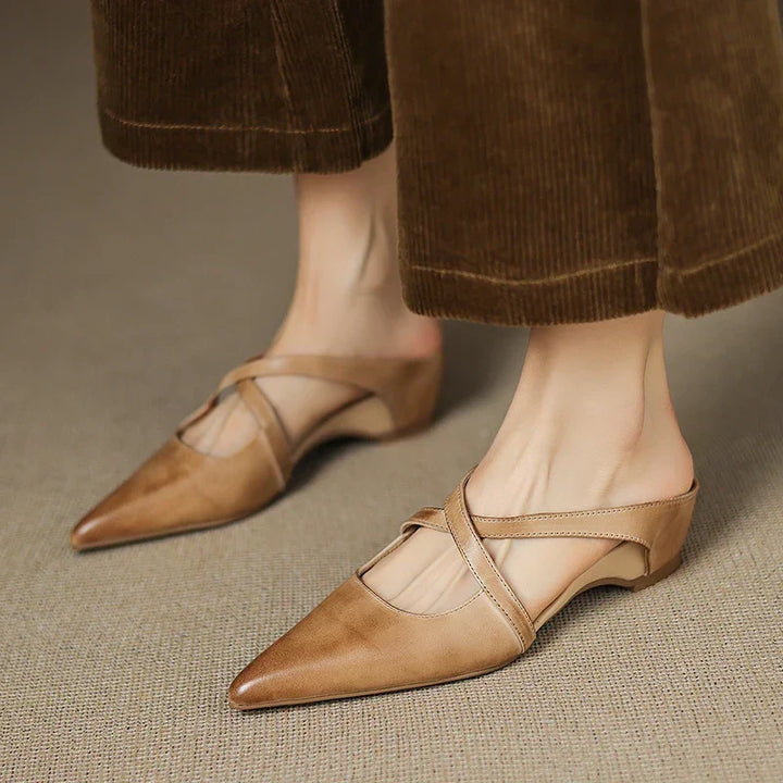 Aluna - Genuine Leather Mules