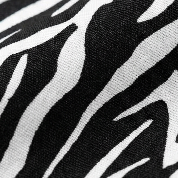Vivara – Patchwork Zebra Print Maxi Dress for Women