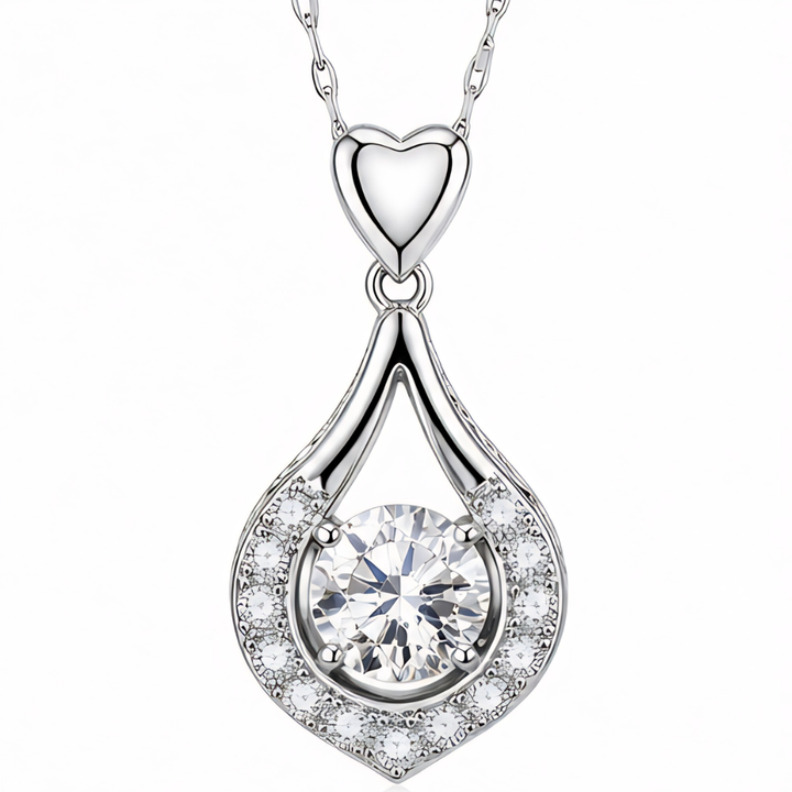 Lunavia – Dancing Stone Teardrop Pendant Necklace