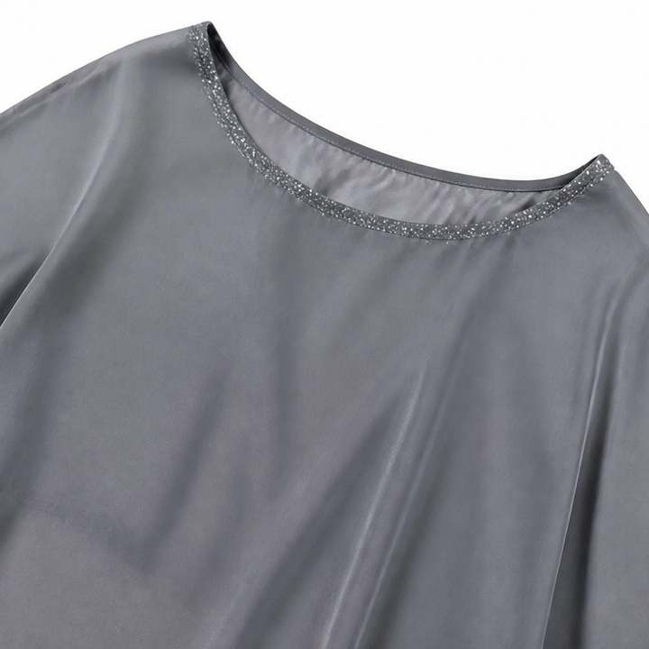 Lumésa™ – Chiffon Sequin Two-Piece Pantsuit Set