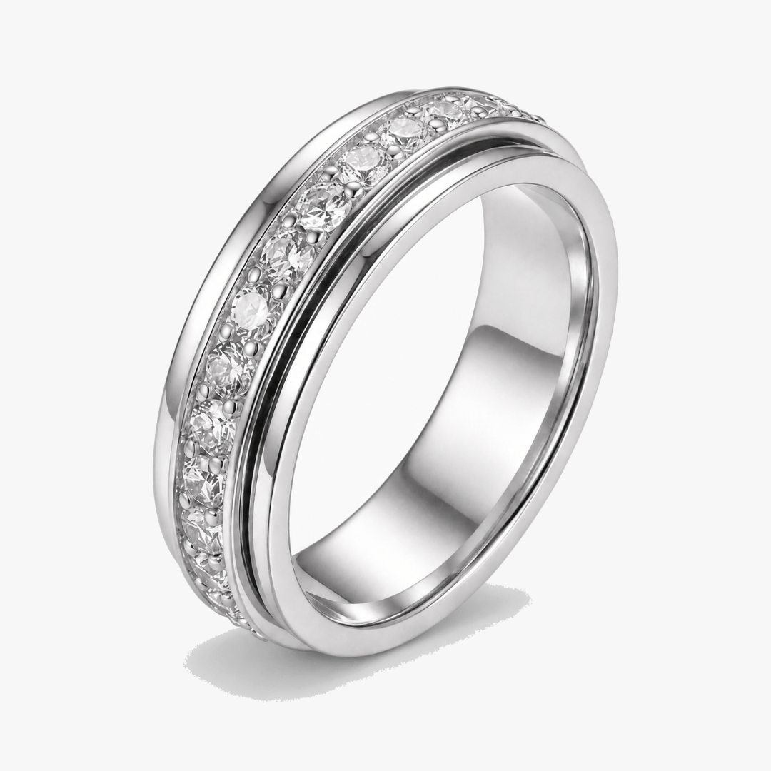 Serenova Rotating Zirconia Spinner Ring
