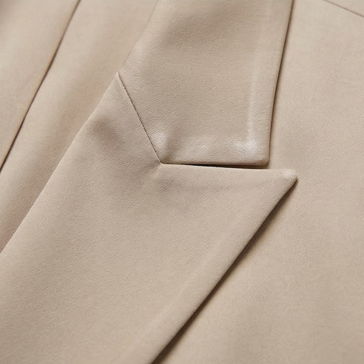 Ellara – Wrap Tie Blazer &amp; Wide Leg Pants Set