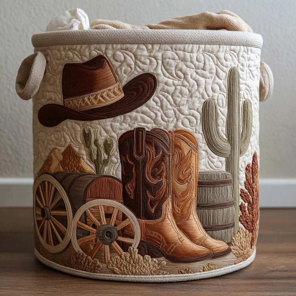 Western Spirit Quilted Basket