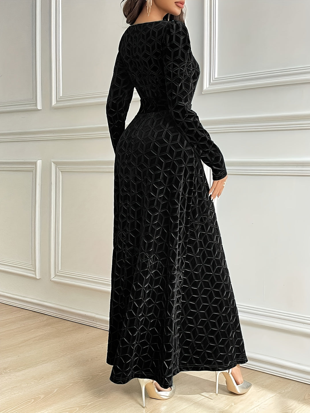 Margaux | Vintage Velvet Maxi Dress