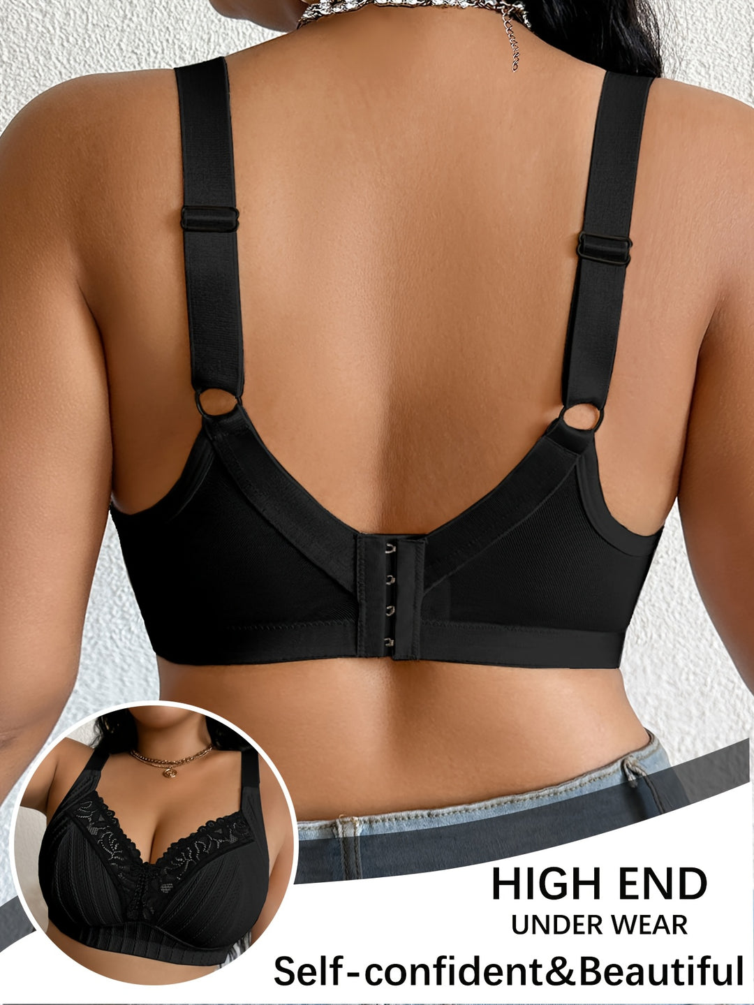 Sienna - Plus Size Comfort-Back Bra