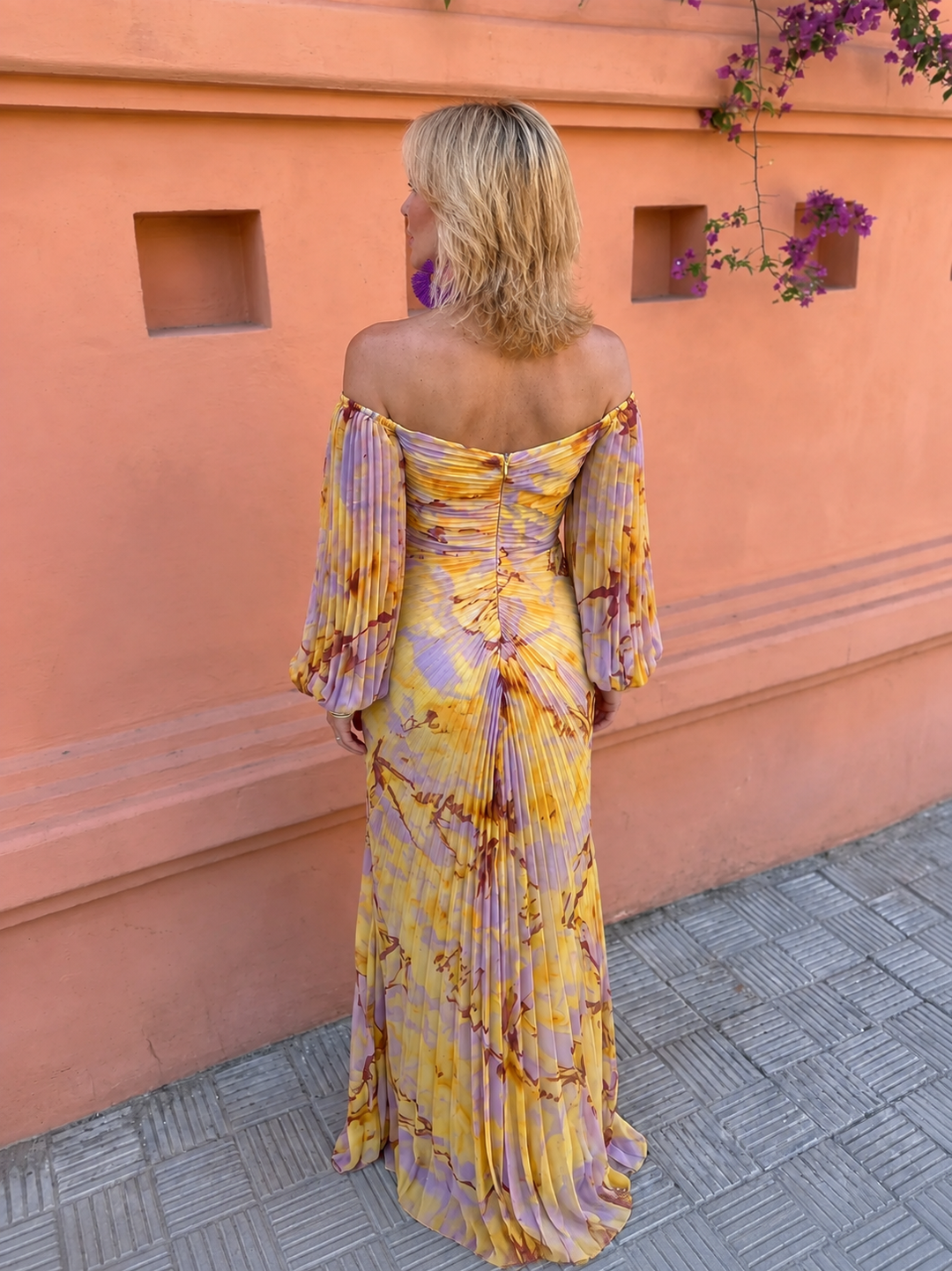 Rosalie – Elegant Floral Wedding Guest Maxi Dress