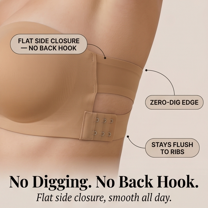Stayva – Strapless Bra with Crossover Back