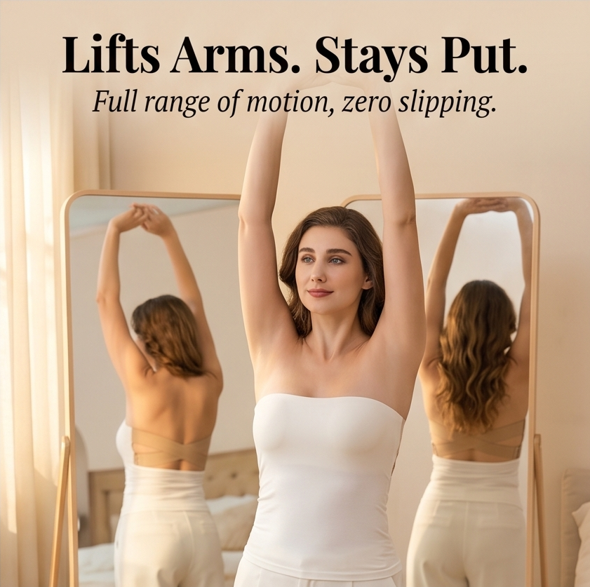 Stayva – Strapless Bra with Crossover Back