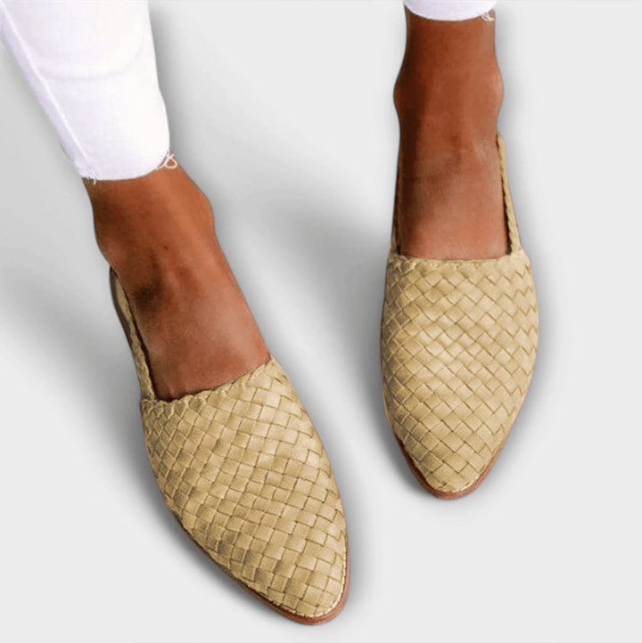 Aurora - Woven Slingback Loafer