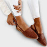Aurora - Woven Slingback Loafer