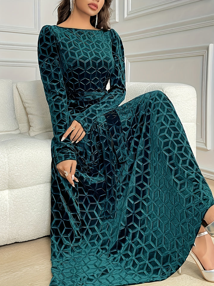Margaux | Vintage Velvet Maxi Dress