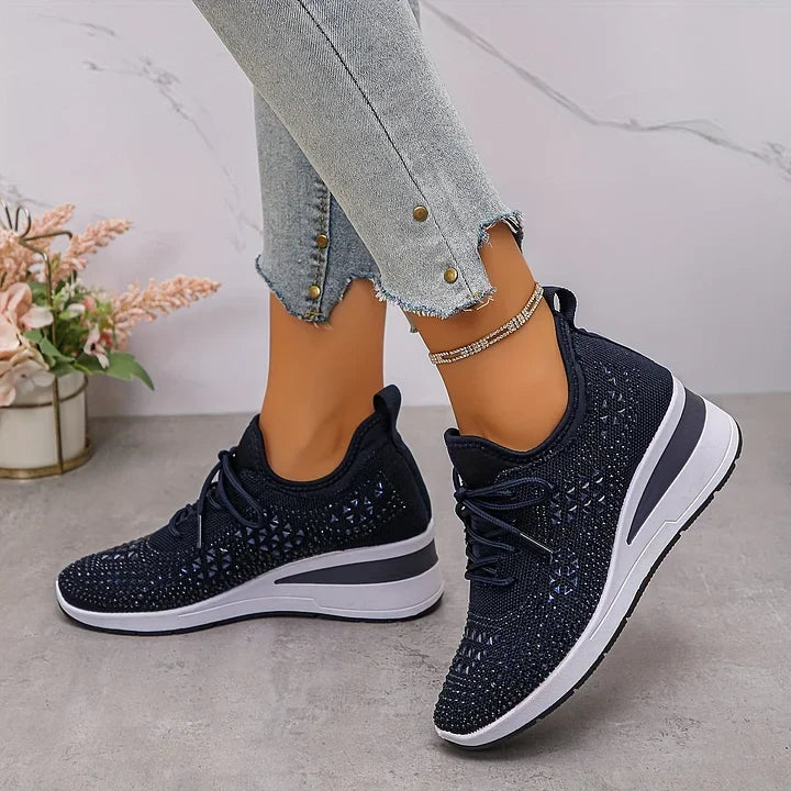 Assina | Comfortable sneakers with rhinestone details