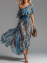 Francesca | Leopard Flowing Dress