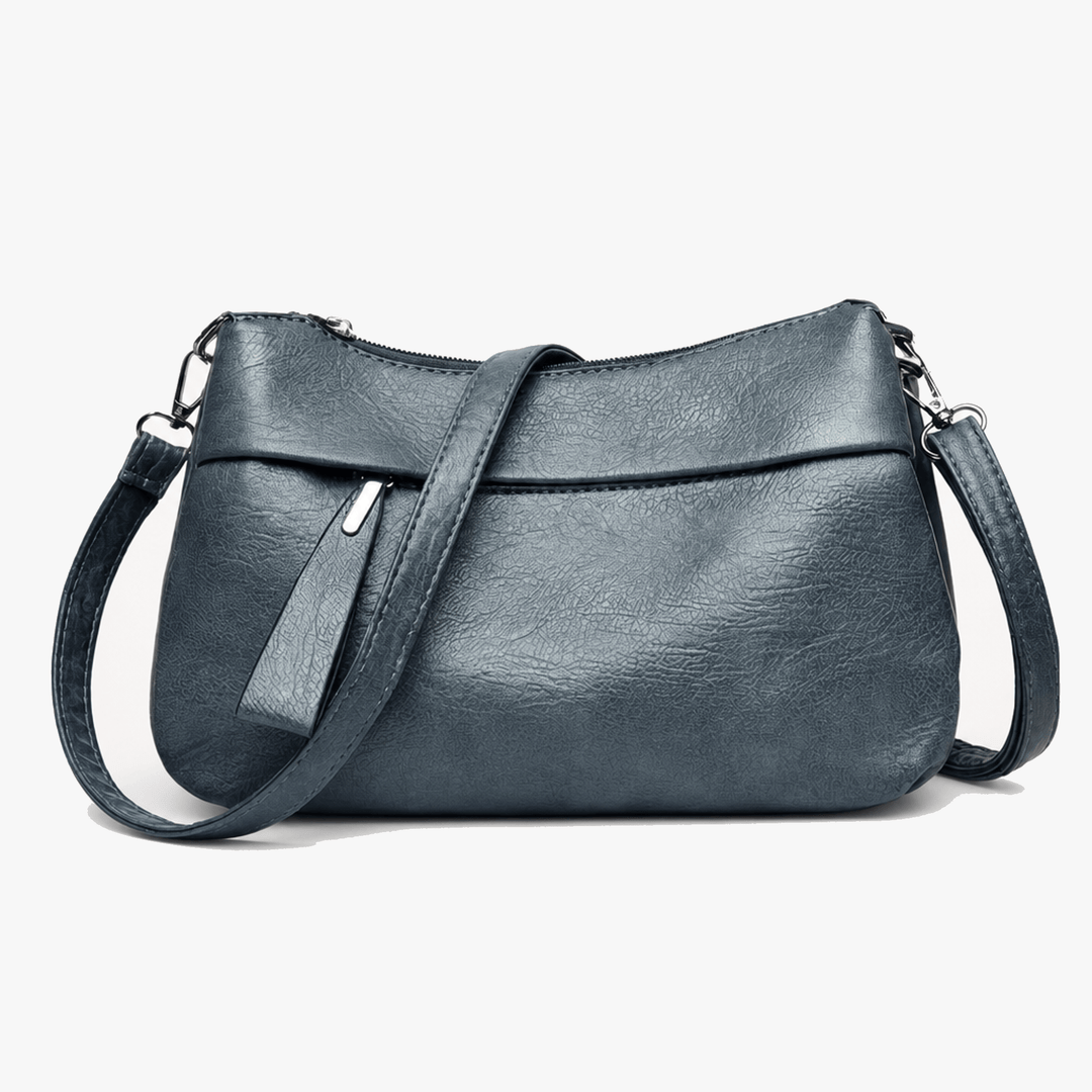 Carria - Soft Leather Crossbody With 3 Compartments