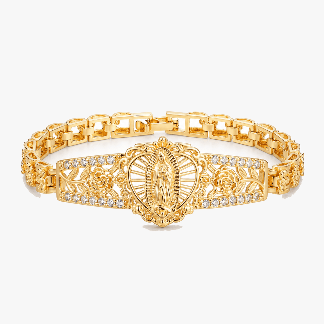 Sancta - Virgin Mary Filigree Bracelet