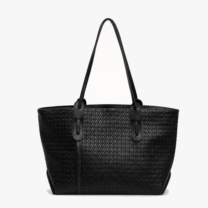 Ardenna – Woven Faux Leather Tote