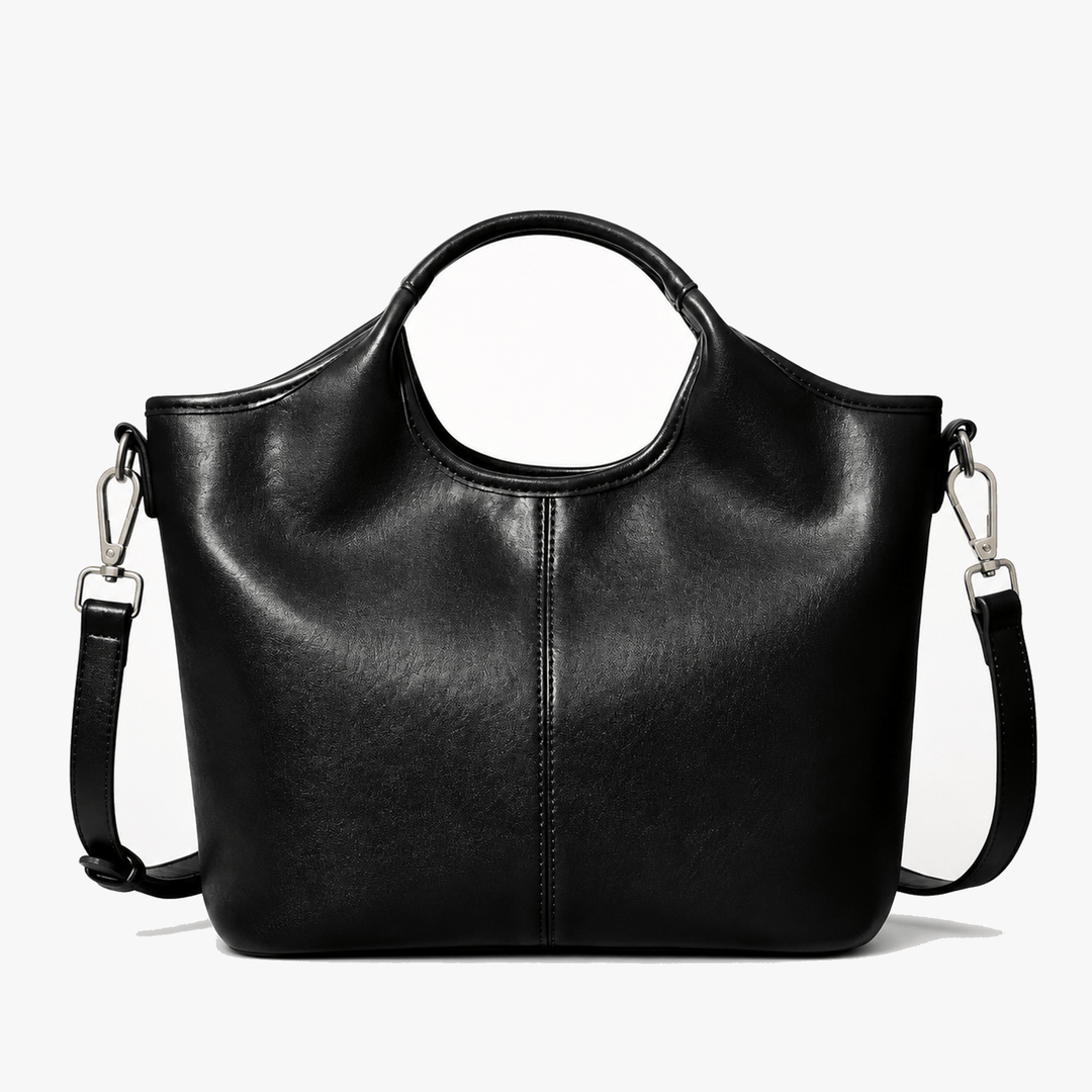 Halona – Sculpted Soft Leather Tote Bag