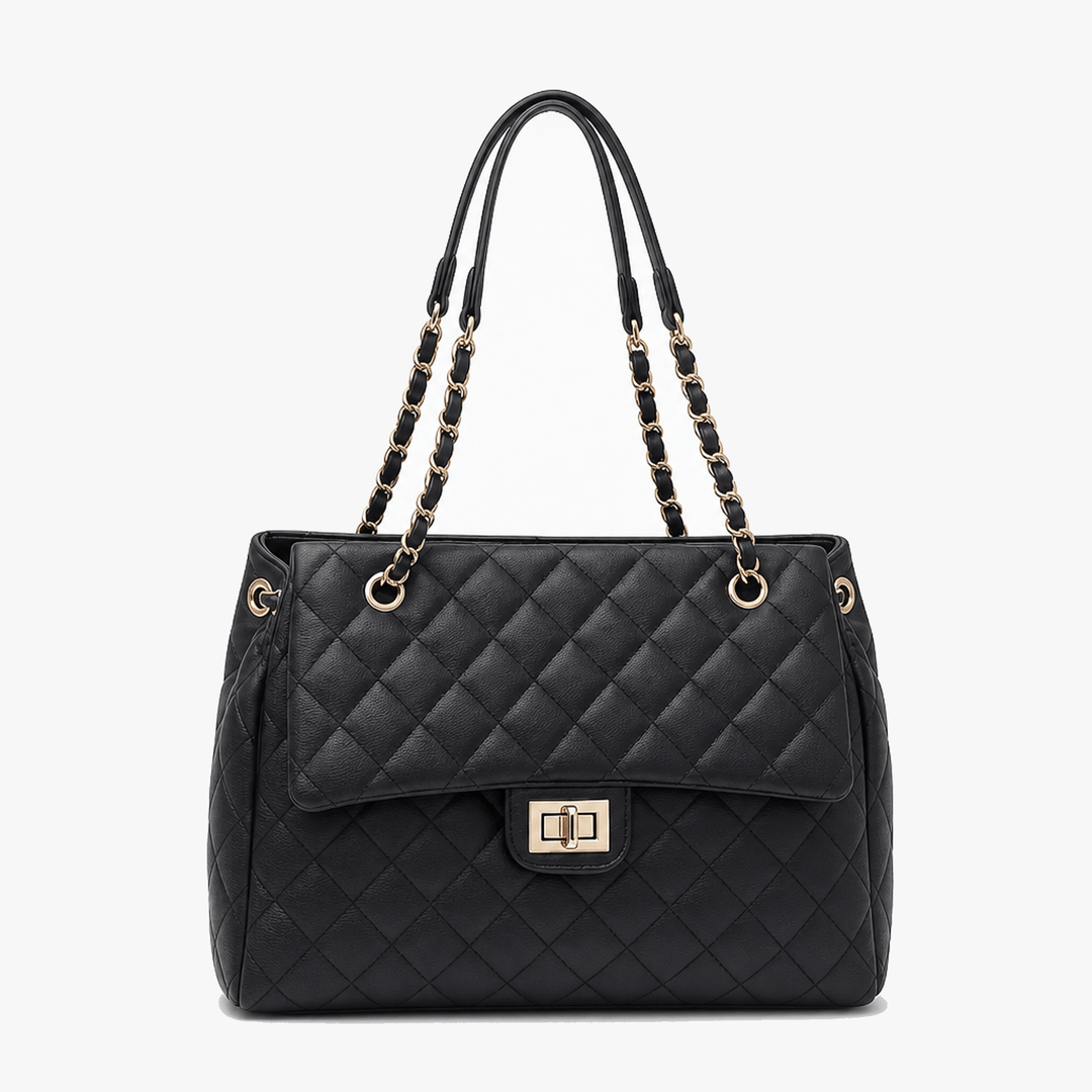 Ellara – Quilted Chain Strap Tote