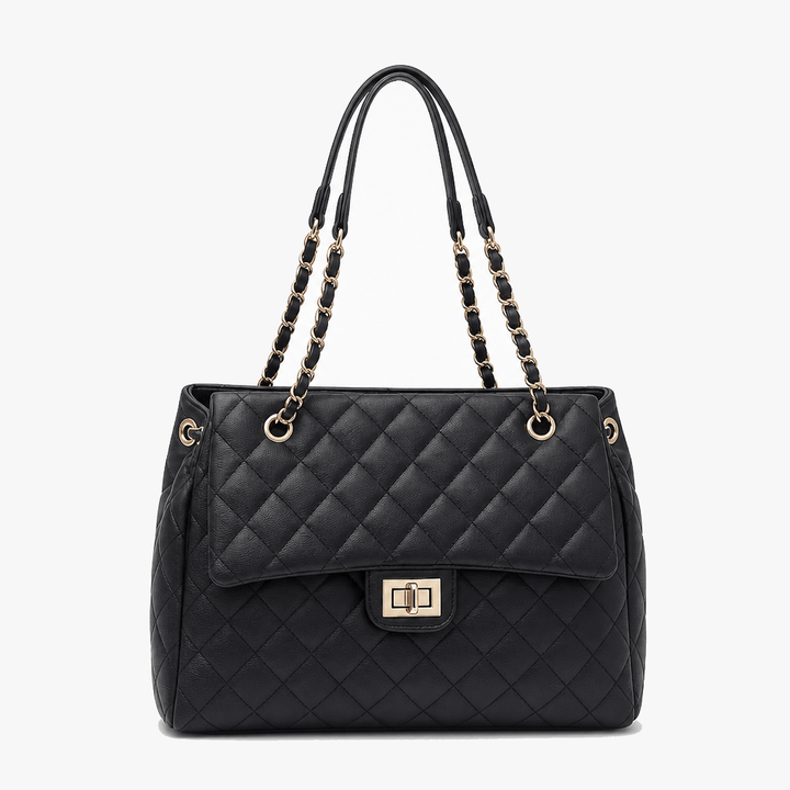 Ellara – Quilted Chain Strap Tote