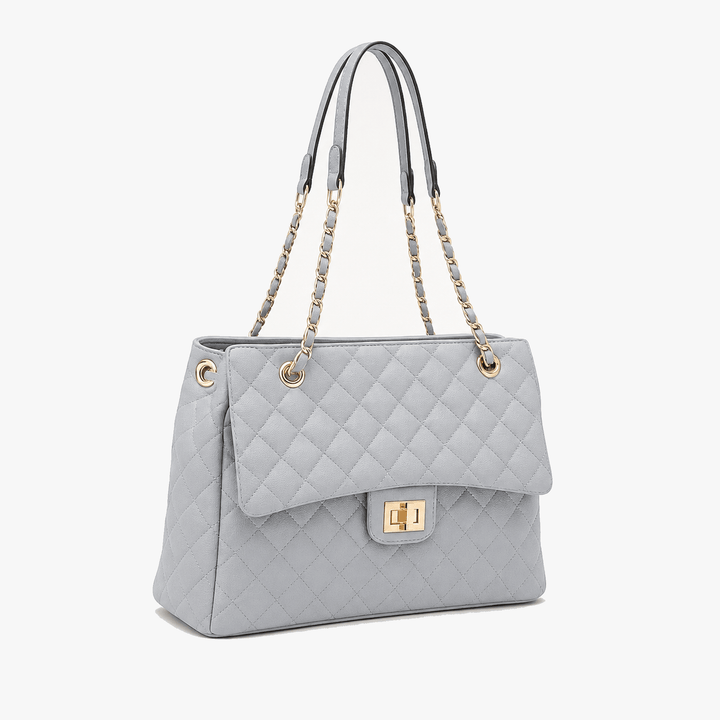 Ellara – Quilted Chain Strap Tote