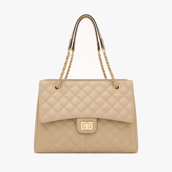 Ellara – Quilted Chain Strap Tote