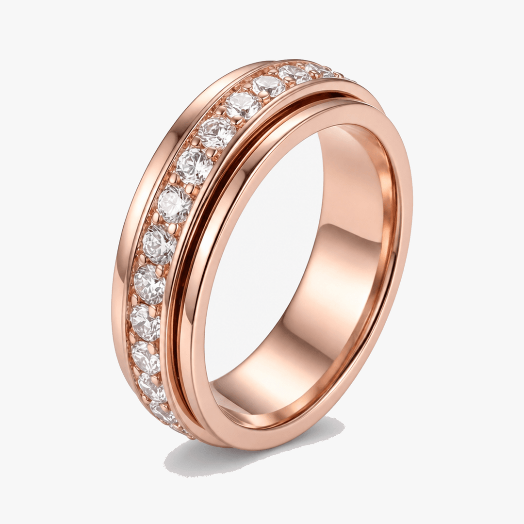 Serenova Rotating Zirconia Spinner Ring
