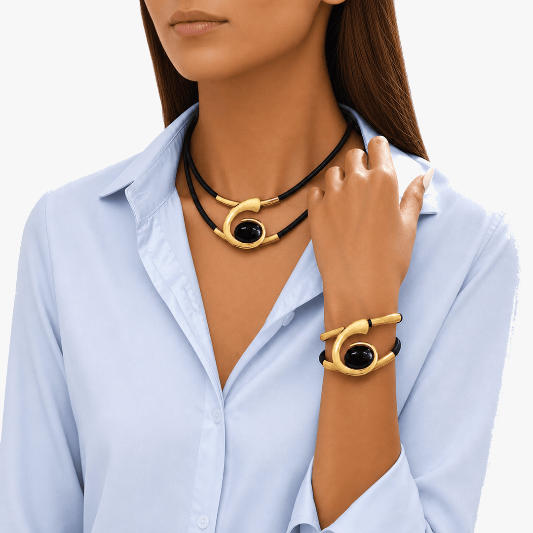 Solmera - Boho Necklace and Bracelet Set