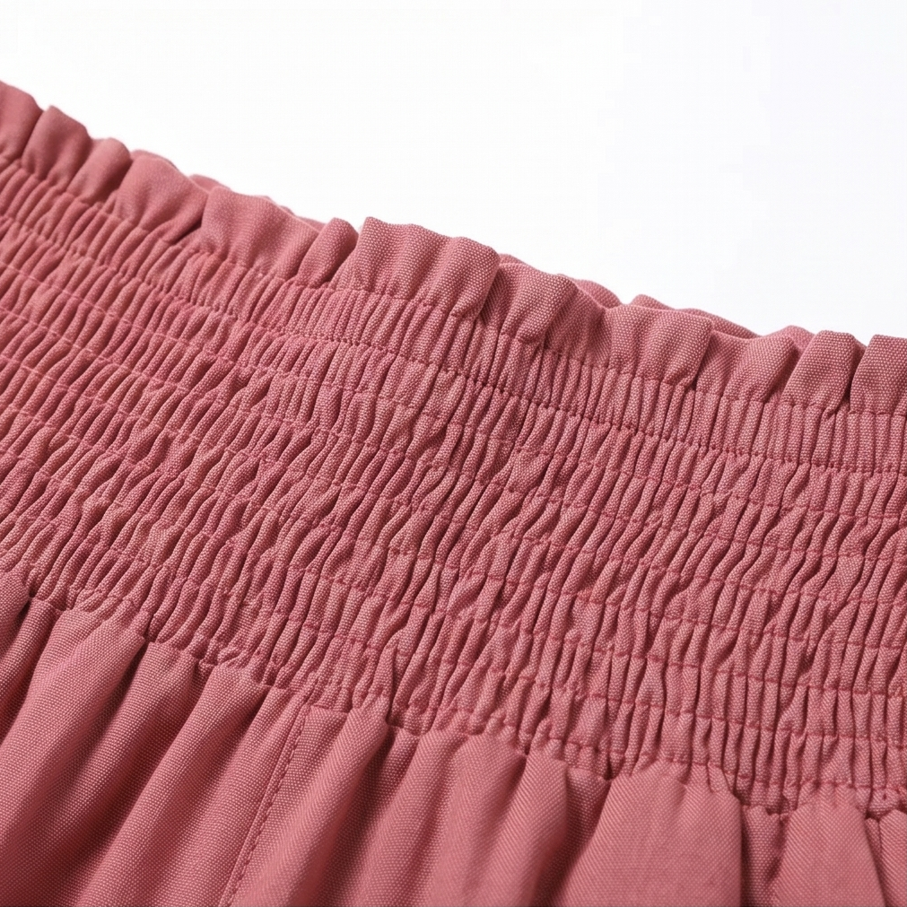 Breesa™ – Smocked High-Waist Summer Pants