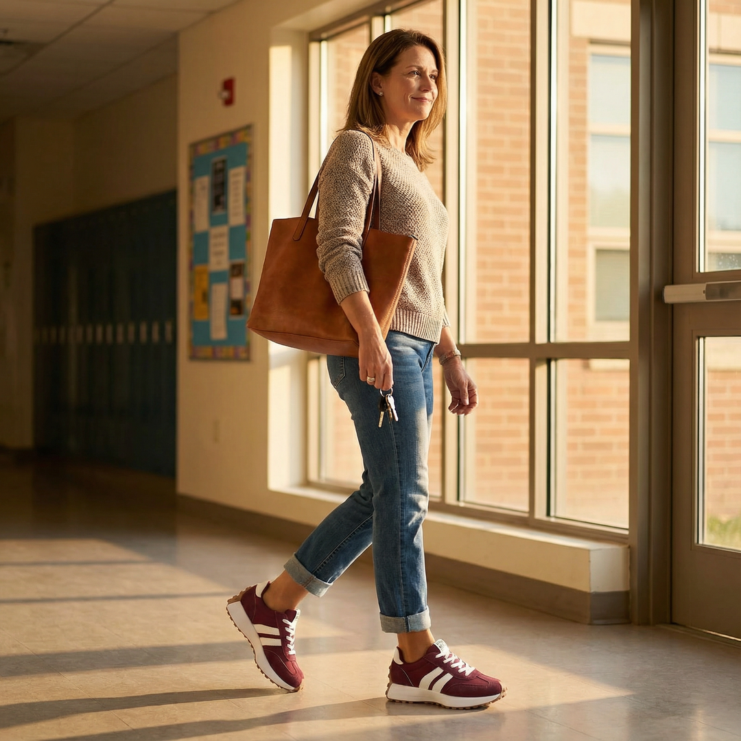 Velora - Retro Suede Sneakers for All Day Comfort
