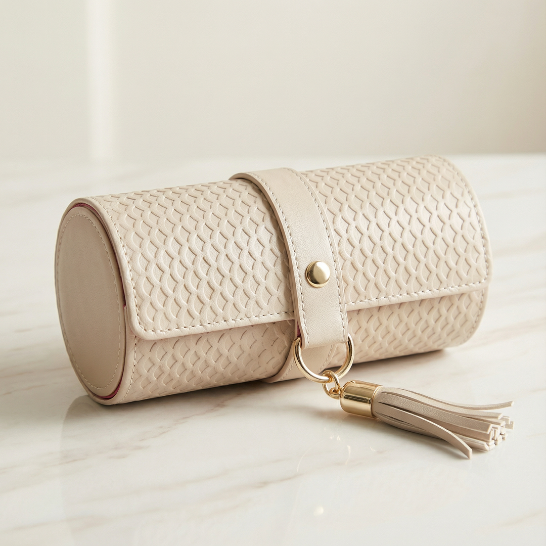 Velora Three Tier Jewelry Roll for Tangle Free Travel